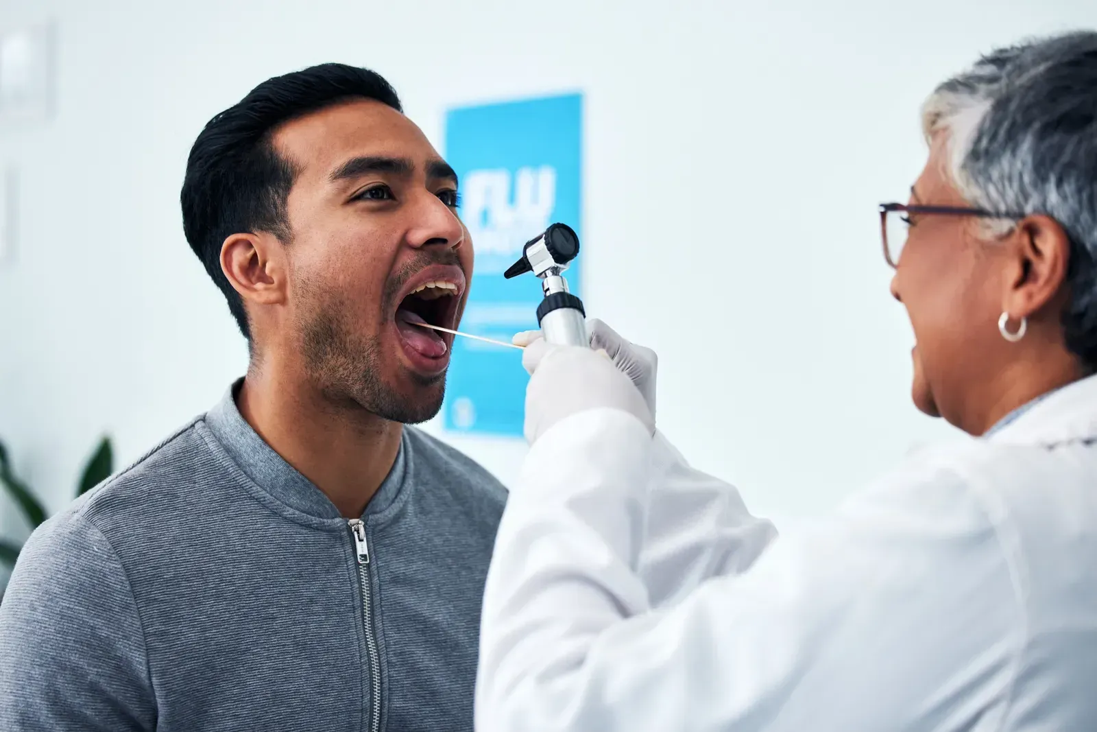 Photo related to oral cancer screening